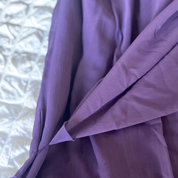 White by Vera Wang Amethyst Chiffon Maxi Gown - Picture 13 of 15